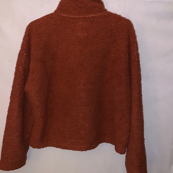 Thread & Supply Sz S Burnt Orange Pullover Excellent Condition - Picture 3 of 3